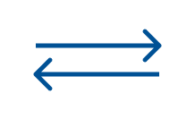 Illustration showing how lubrication creates a protective layer between moving metal parts to reduce friction and wear.