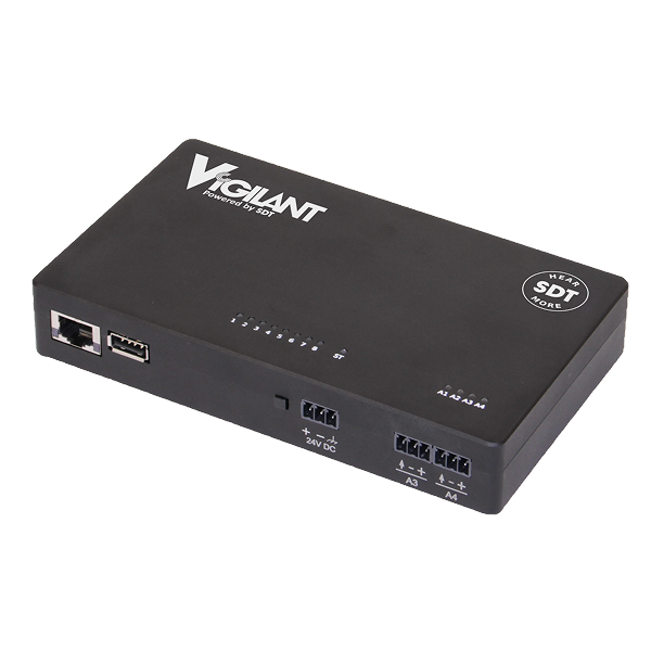 Vigilant Monitoring Module The SDT Vigilant monitoring module for continuous real-time asset health tracking using ultrasound and vibration sensors