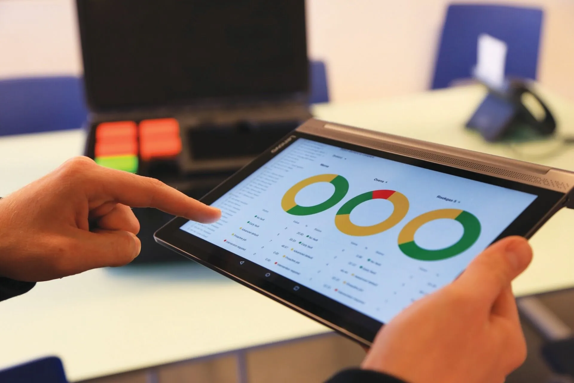 I-see Platform I-see cloud platform analyzing vibration data from Wi-care sensors through AI-driven dashboards and predictive algorithms.