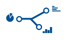 Data line and graph representing frequency and trend analysis.