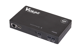 Vigilant Condition Monitoring System Vigilant permanent monitoring system by SDT Ultrasound showing multiple input ports, representing real-time asset health monitoring for critical industrial equipment.