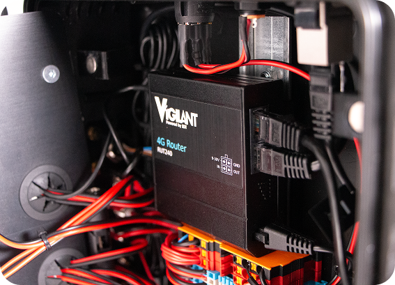 Vigilant Permanent Monitoring System Vigilant turnkey monitoring solution with eight input channels providing ultrasound, vibration, temperature, and tachometer data for predictive maintenance.