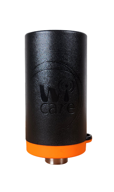 Wi-care Wireless Vibration Sensor Wi-care wireless vibration sensor for continuous monitoring of industrial equipment and automated predictive maintenance.
