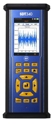 SDT340 ultrasound and vibration condition monitoring data collector.